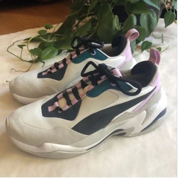 Puma Thunder Rive Droite Sneakers in Lagoon - Picture 4 of 11